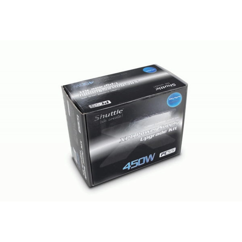 Shuttle PC55 pc-voeding, 450 W, niet-modulair, grijs
