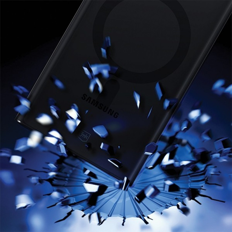 3MK Smoke MagCase voor Samsung Galaxy S23 Ultra, halftransparant