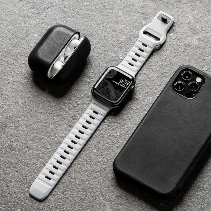 Tech-Protect IconBand Line-band voor Apple Watch 4/5/6/7/8/9/SE/Ultra 44/45/49 mm, zwart