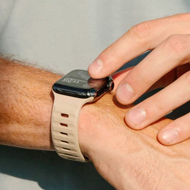 Tech-Protect IconBand Line-band voor Apple Watch 4/5/6/7/8/9/SE/Ultra 44/45/49 mm, zwart