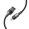 Tech-Protect UltraBoost USB-A/Lightning-kabel 12W 2.4A 100 cm, grijs