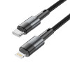 Tech-Protect UltraBoost USB-C/Lightning-kabel PD 20W 3A 200 cm, grijs