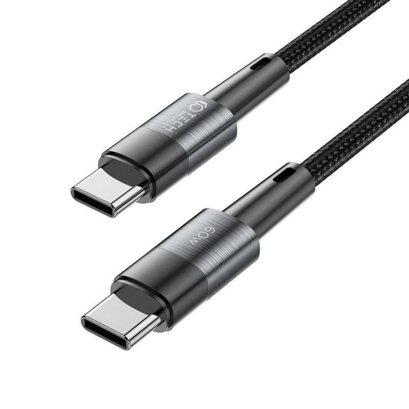 Tech-Protect UltraBoost USB-C/USB-C-kabel PD 60W 3A 200 cm, grijs