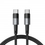 Tech-Protect UltraBoost USB-C/USB-C-kabel PD 60W 3A 100 cm, grijs