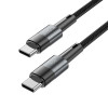 Tech-Protect UltraBoost USB-C/USB-C-kabel PD 60W 3A 25 cm, grijs