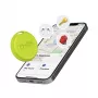 SBS Track My Circle-locator compatibel met Apple Find My, groen