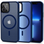 Tech-Protect MagMat MagSafe-hoesje voor Apple iPhone 12/12 Pro, mat navy