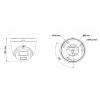 Miton NT-IP136CA-DL IP-camera, 6 MP, 2,8 mm