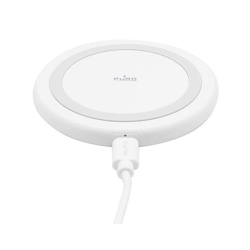 PURO Qi draadloos oplaadstation 10W, wit