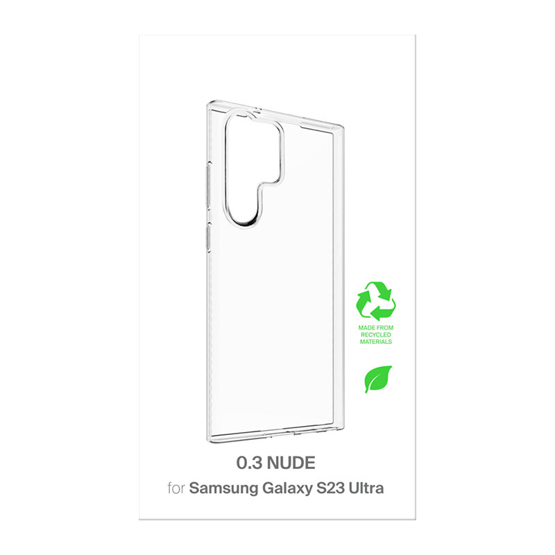 PURO 0.3 Nude hoesje voor Samsung Galaxy S23 Ultra, transparant