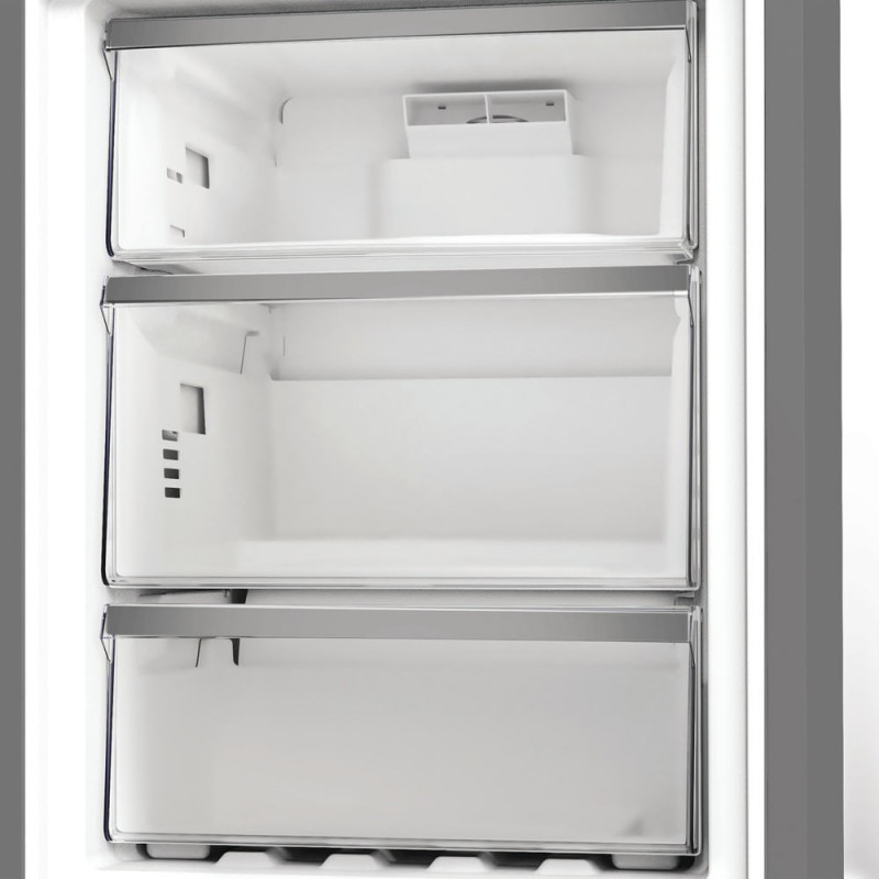 Whirlpool WPC 83I XP vrijstaande koel-vriescombinatie, 316 L, zilver (WPC83IXP)