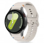 Tech-Protect Siliconen sportband voor Samsung Galaxy Watch 4/5/5 Pro/6/7/FE, Starlight