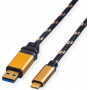 ROLINE GOLD USB 3.2 Gen 1-kabel, USB-A naar USB-C, male/male, 2 m (11.02.9093)