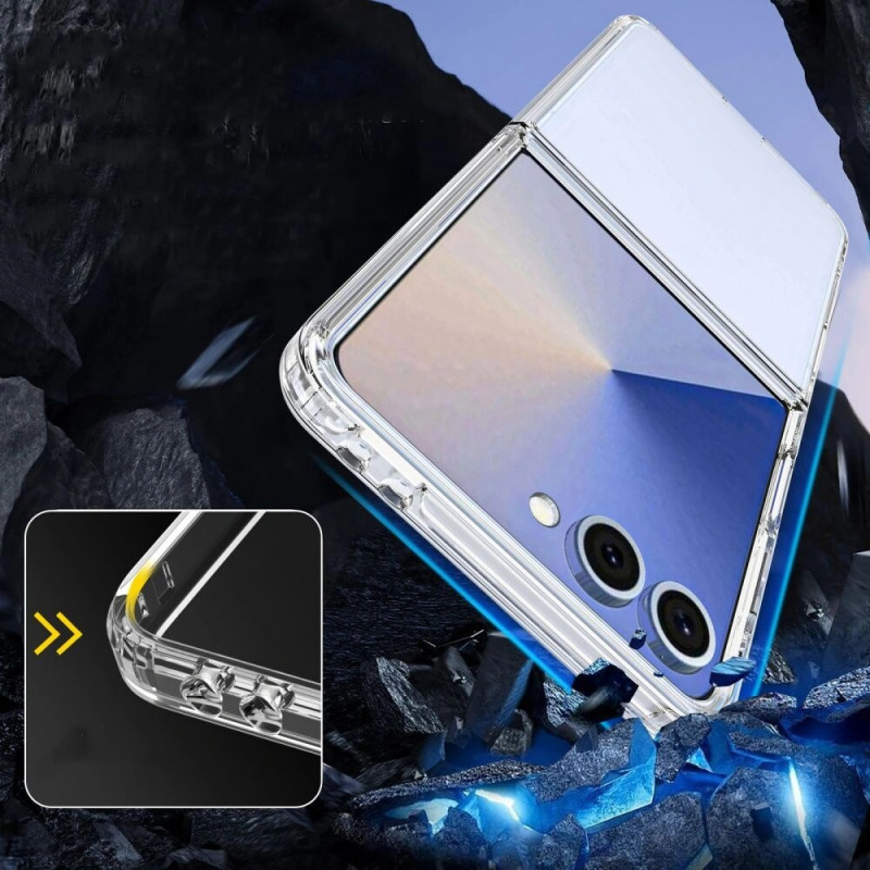 Tech-Protect Flexair Hybrid Case THP4318 voor Samsung Galaxy Z Flip 7, transparant