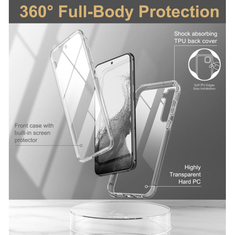 Tech-Protect Kevlar Samsung Galaxy S23+ hoesje, transparant
