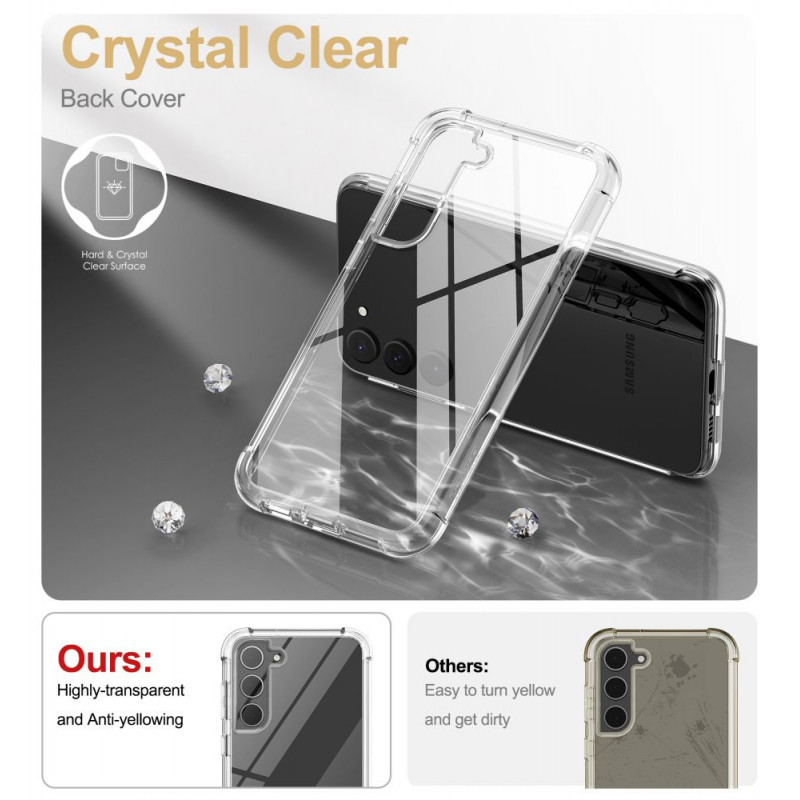 Tech-Protect Kevlar Samsung Galaxy S23+ hoesje, transparant