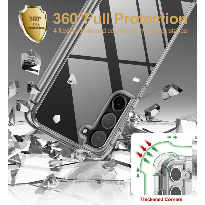 Tech-Protect Kevlar Samsung Galaxy S23+ hoesje, transparant