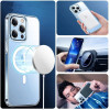 Tech-Protect Flexair Hybrid MagSafe-hoesje voor Samsung Galaxy S23, transparant
