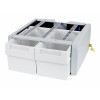 Ergotron StyleView SV43/44 Serie Aanvullende Dubbele Hoge Montagecomponent (2-lademodule), Grijs/Wit