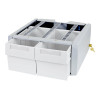 Ergotron StyleView SV43/44 Serie Aanvullende Dubbele Hoge Montagecomponent (2-lademodule), Grijs/Wit