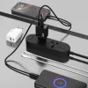 Dudao A27TEU PD 30W GaN wandlader, USB-A + USB-C, zwart