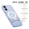 Tech-Protect FlexAir MagSafe-hoesje voor Apple iPhone 17, transparant glitter
