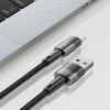Tech-Protect Ultraboost USB-A / USB-C-kabel, 66W, 6A, 50 cm, grijs