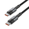 Tech-Protect Ultraboost USB-C PD-kabel, 100W, 5A, 25 cm, grijs