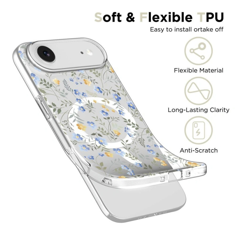 Tech-Protect FlexAir MagSafe-hoesje voor Apple iPhone Air, Spring Flowers