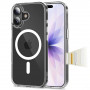 Tech-Protect Flexair Hybrid CC MagSafe-hoesje voor Apple iPhone 17, transparant