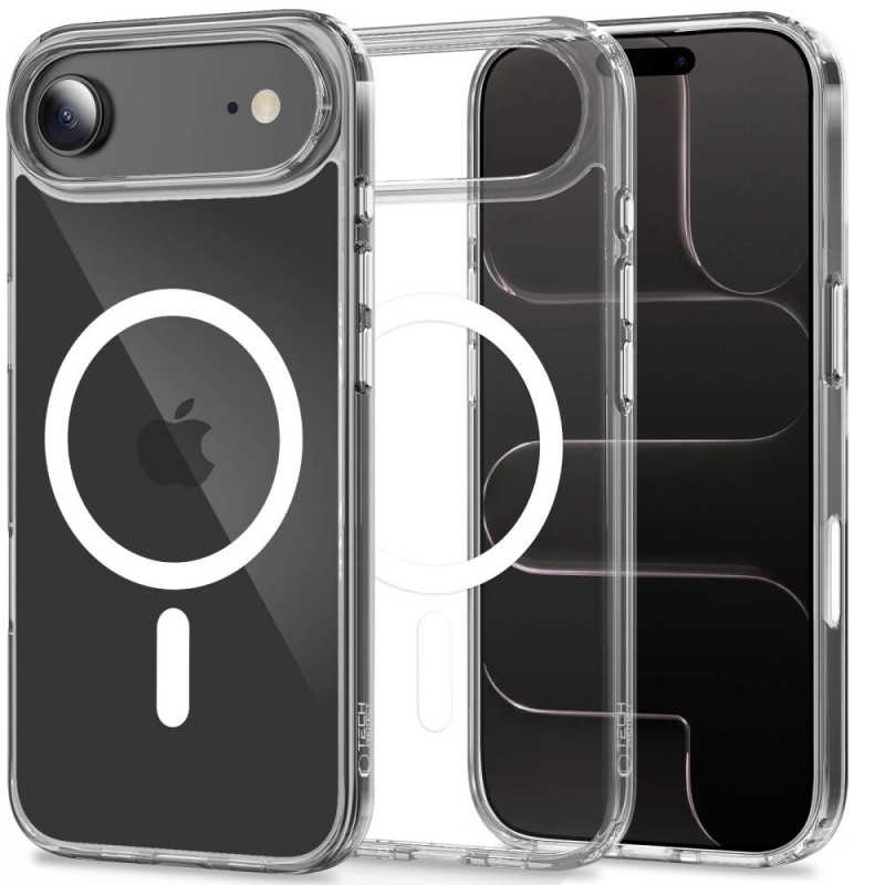 Tech-Protect Flexair Hybrid CC MagSafe-hoesje voor Apple iPhone Air, transparant