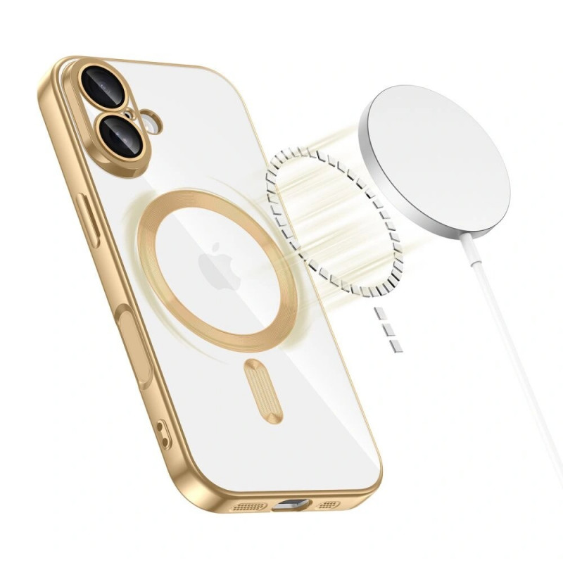 Tech-Protect MagFlex MagSafe-hoesje voor Apple iPhone 17, glanzend goud