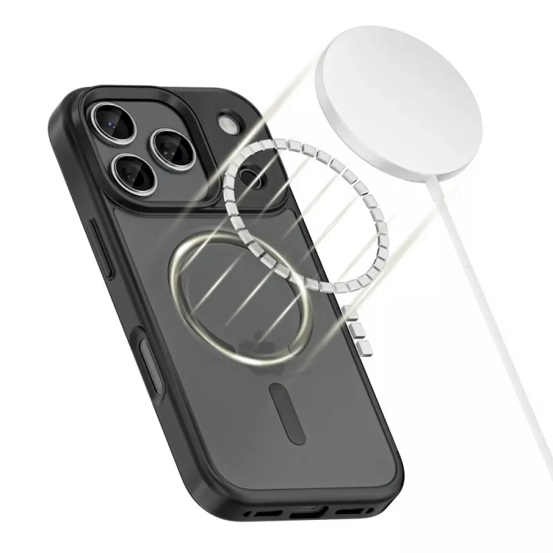 Tech-Protect Magmat MagSafe-hoesje voor Apple iPhone 17 Pro Max, mat zwart