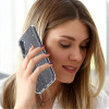 Tech-Protect FlexAir-hoesje voor Samsung Galaxy S25, transparant glitter