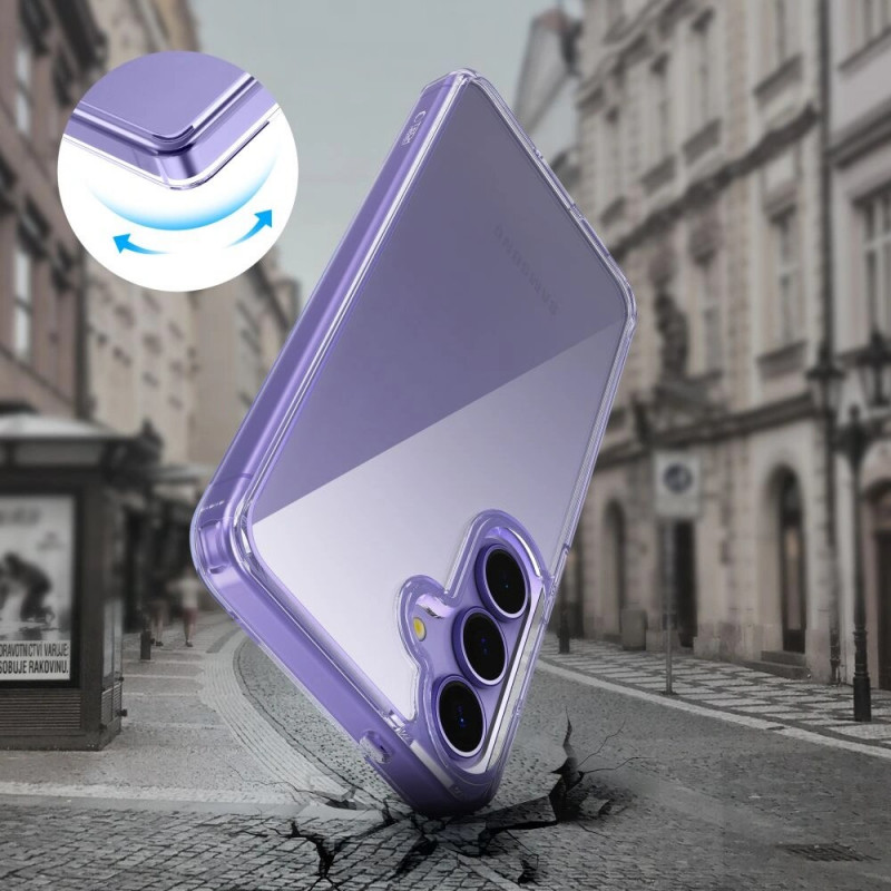 Tech-Protect Flexair Hybrid hoesje voor Samsung Galaxy S25, transparant