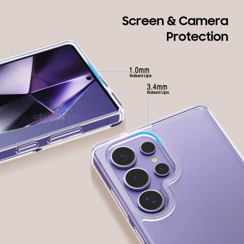Tech-Protect Flexair Hybrid-hoesje voor Samsung Galaxy S25 Ultra, transparant