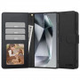 Tech-Protect portemonneehoesje voor Samsung Galaxy S25, zwart