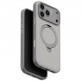 UNIQ Elix-hoesje voor Apple iPhone 18 Pro Max / 17 Pro Max, 360° draaibare kickstand, lichtgrijs