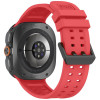 Tech-Protect Siliconen Air-band voor Samsung Galaxy Watch Ultra 1 / 2 (2024-2026) 47 mm, Crimson Red