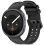 Tech-Protect Siliconen Air-band voor Samsung Galaxy Watch 8 / 9 / Classic 40 / 44 / 46 mm, zwart