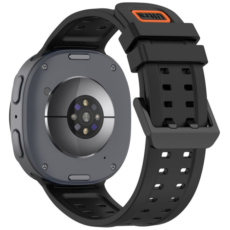 Tech-Protect Siliconen Air-band voor Samsung Galaxy Watch 8 / 9 / Classic 40 / 44 / 46 mm, zwart