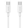 USAMS CC339 T76 45W GaN USB-C-oplader met SJ711 USB-C naar USB-C-kabel (1 m), wit