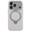 UNIQ Elix-hoesje voor Apple iPhone 18 Pro / 17 Pro, 360° draaibare kickstand, lichtgrijs