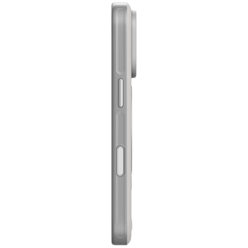 UNIQ Elix-hoesje voor Apple iPhone 18 Pro / 17 Pro, 360° draaibare kickstand, lichtgrijs