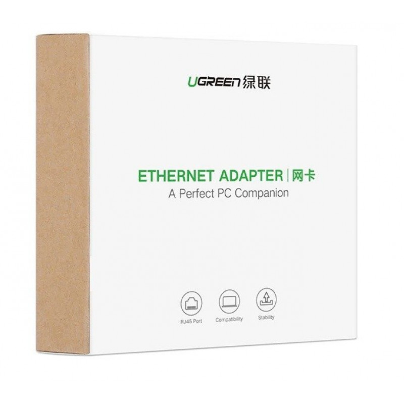 Ugreen MC209 USB 3.0 Gigabit Ethernet-adapter, grijs