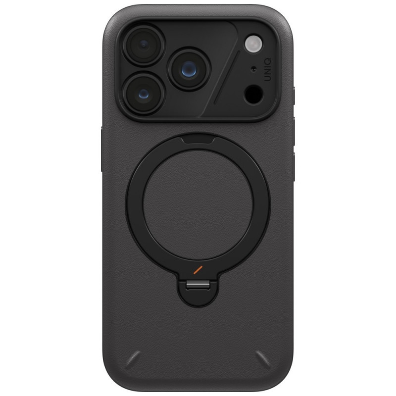 UNIQ Elix-hoesje voor Apple iPhone 18 Pro / 17 Pro, 360° draaibare kickstand, grijs