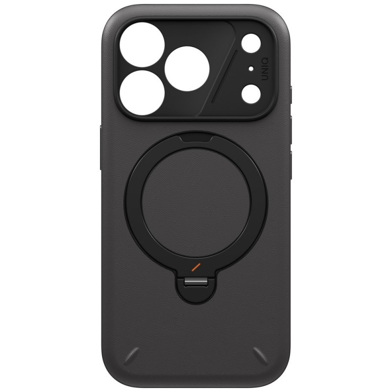 UNIQ Elix-hoesje voor Apple iPhone 18 Pro / 17 Pro, 360° draaibare kickstand, grijs