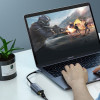Ugreen CM199 USB-C naar RJ45 Gigabit Ethernet netwerkadapter, 1000 Mbps, grijs