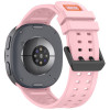 Tech-Protect Siliconen Air-band voor Samsung Galaxy Watch 8 / 9 / Classic 40 / 44 / 46 mm, poederroze