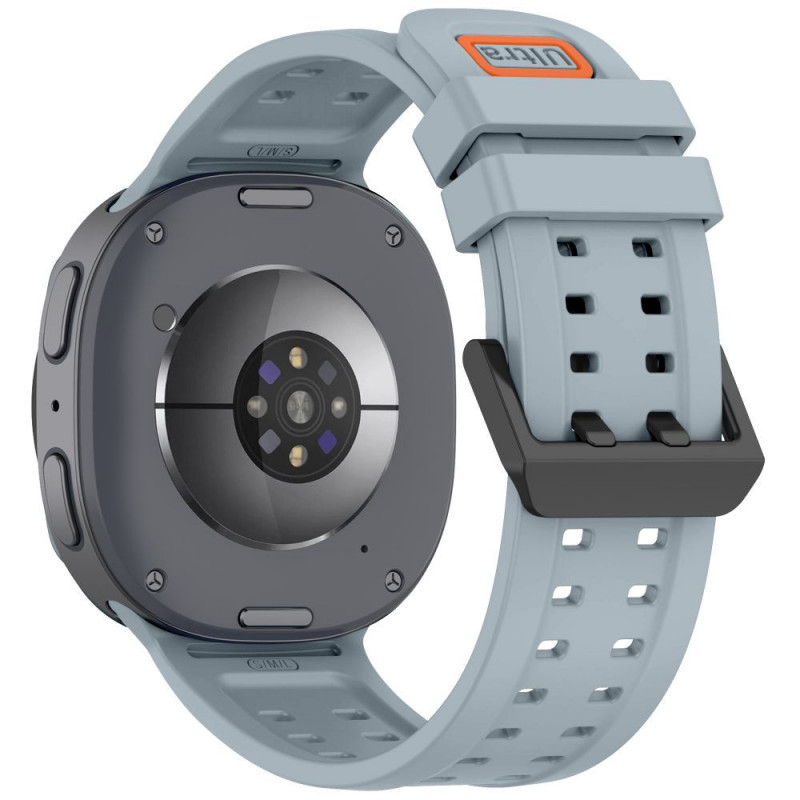 Tech-Protect Siliconen Air-band voor Samsung Galaxy Watch 8 / 9 / Classic 40 / 44 / 46 mm, mistgrijs